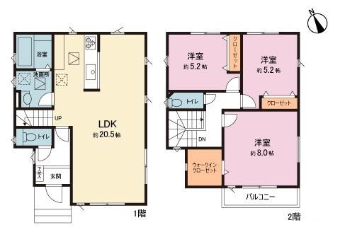 間取図　4号棟