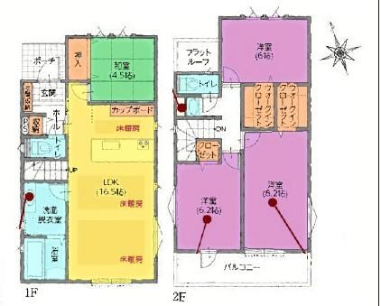 間取り　2号棟