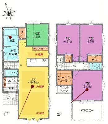 間取り　8号棟