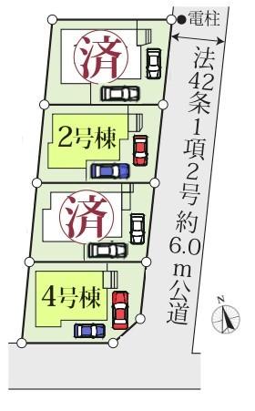 区画図　2号棟