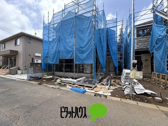 外観施工中