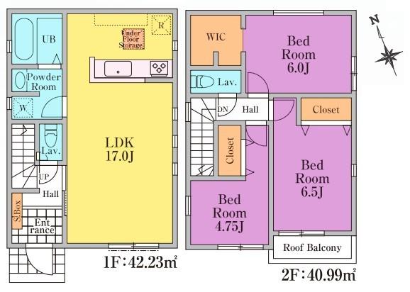 間取り図　1号棟