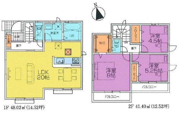 間取り図　15号棟