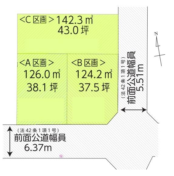 区画図　C区画