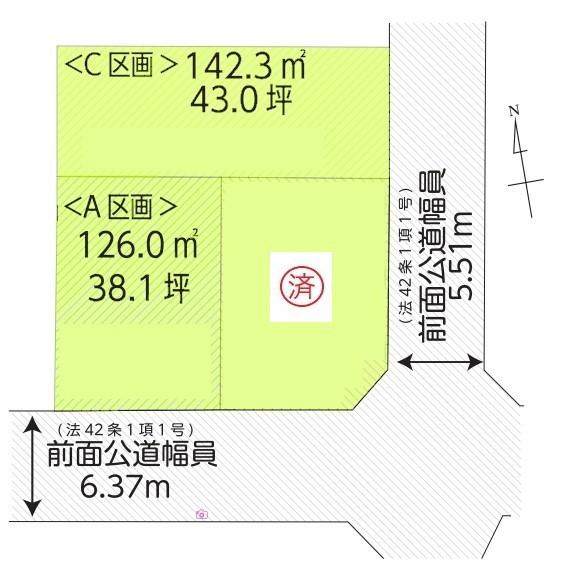 区画図　A区画