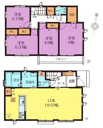 間取り図　1号棟