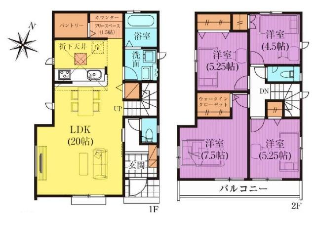 間取り図　1号棟