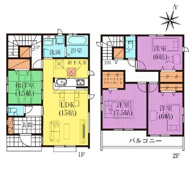 間取り図　8号棟