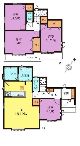 間取り図　C号棟