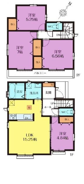 間取り図　J号棟
