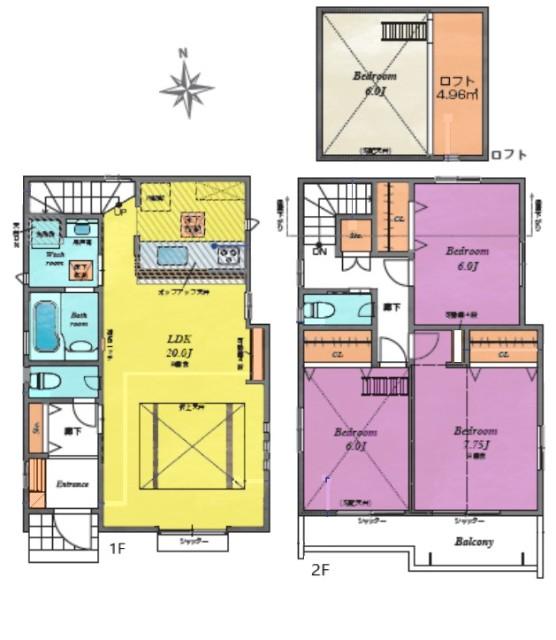 間取り図　2号棟