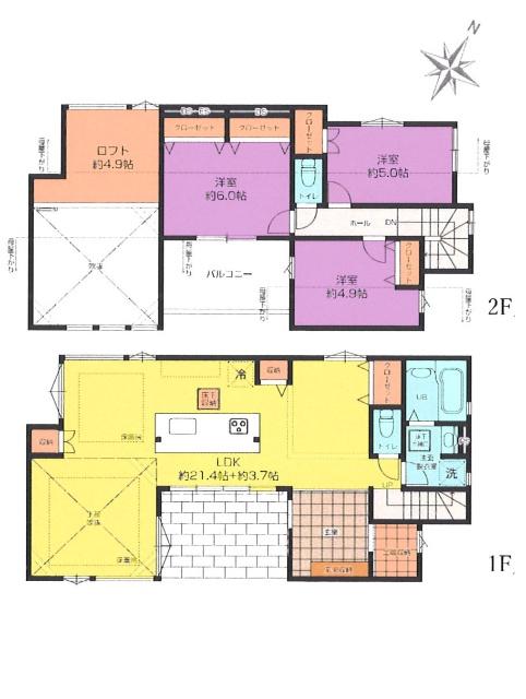 間取り図　1号棟