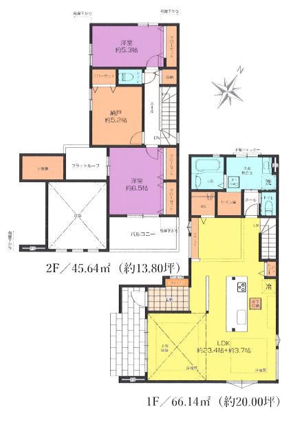 間取り図　2号棟