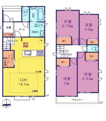 間取り図　C号棟