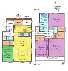 間取り図　１２号棟