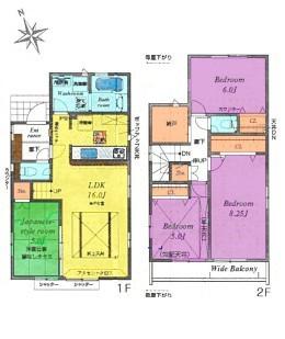 間取り図　16号棟
