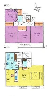 間取り図　20号棟