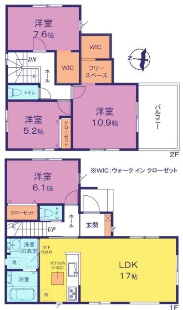 間取図　4号棟