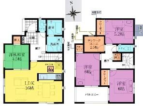 間取り図　2号棟