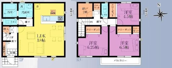 間取り図　4号棟