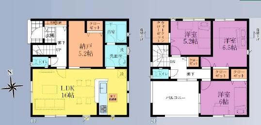 間取り図　5号棟