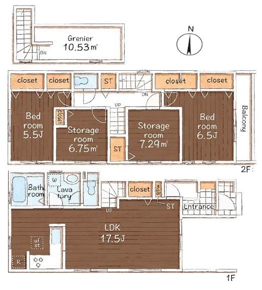 間取り図　3号棟