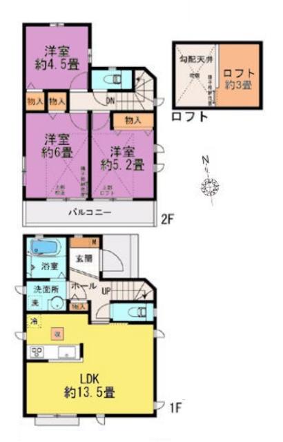 間取り図　C号棟