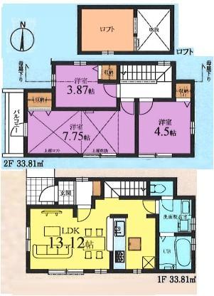 間取り図　2号棟