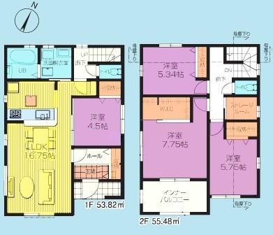 間取り図　2号棟