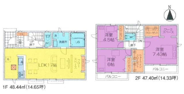 間取図　17号棟