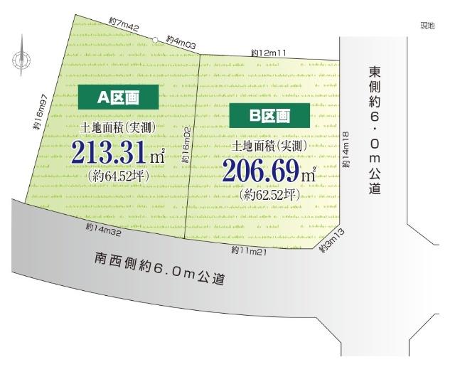 区画図　B区画