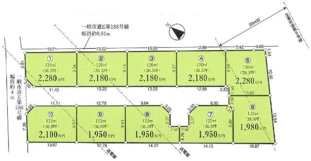 区画図　10区画