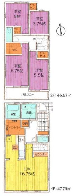 間取図　9号棟