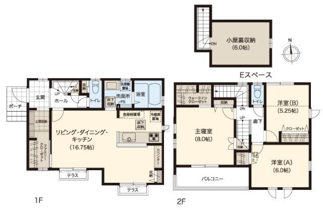 間取図　21号棟