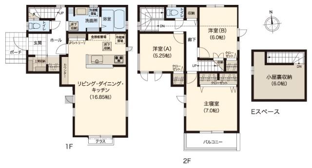 間取図　17号棟
