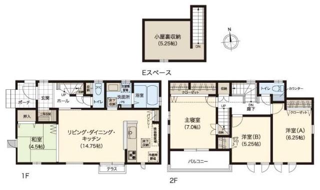 間取図　20号棟