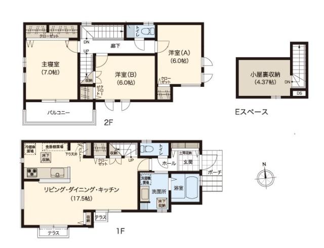 間取図　10号棟