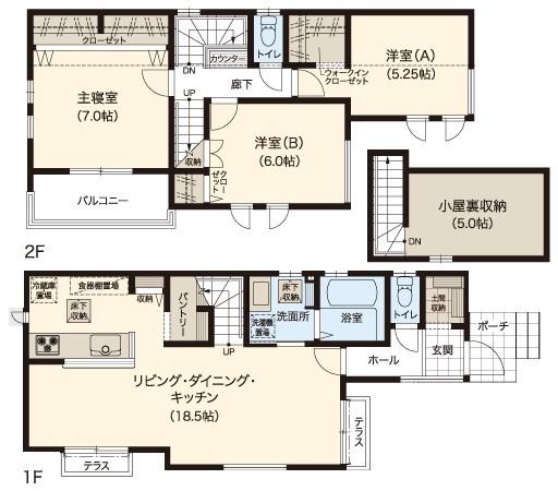 間取図　12号棟