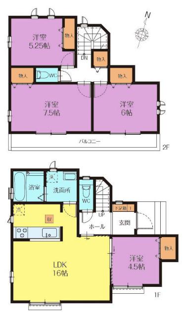 間取図　Ｂ号棟