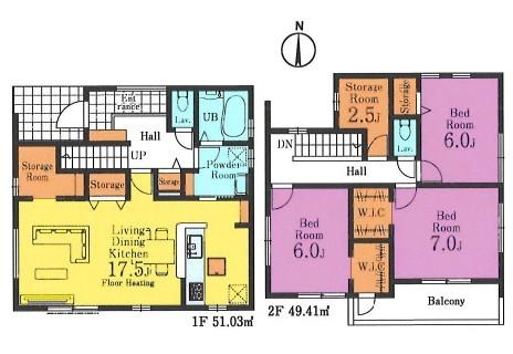 間取り図　2号棟