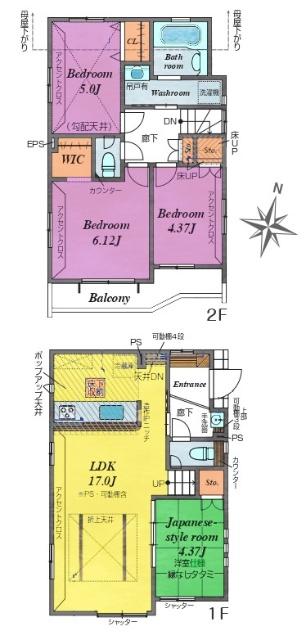 間取り図　2号棟
