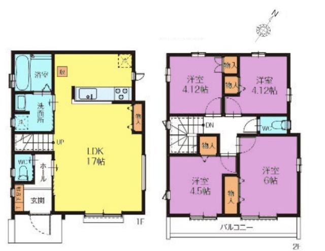 間取図　Ｂ号棟