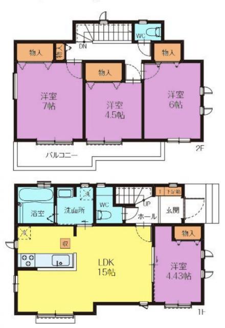 間取図　Ｄ号棟
