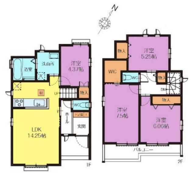 間取図　Ｂ号棟