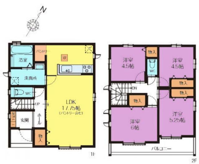 間取図　Ｅ号棟