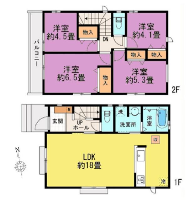 間取図　Ｂ号棟