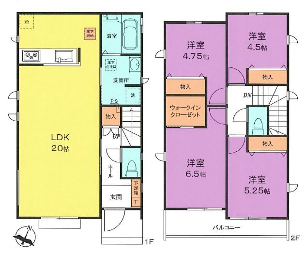 間取図　Ｅ号棟