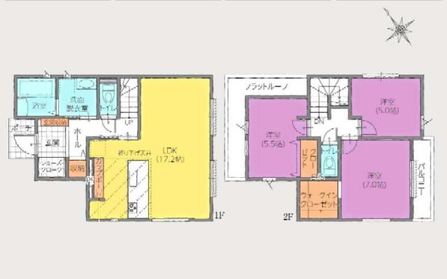 間取図　4号棟