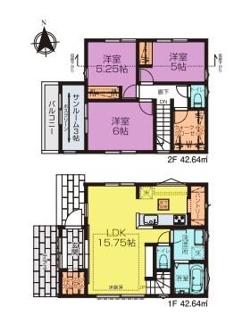 間取図　4号棟