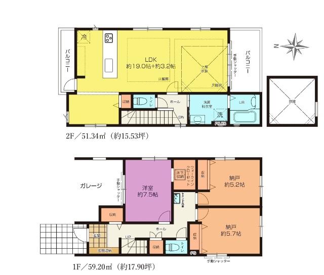 ケイアイグレイス東村山市秋津町20期 間取り図画像